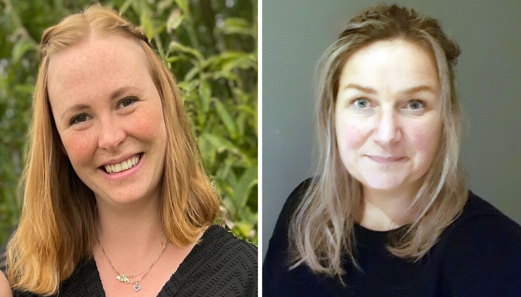 Marit Frimannslund (til venstre) og Maritha Nylund har analysert månedsbrevene fra barnehagen til foreldrene. Marit Frimannslund (til venstre) og Maritha Nylund har analysert månedsbrevene fra barnehagen til foreldrene.