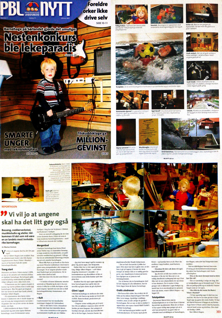 <span class=" italic" data-lab-italic_desktop="italic">Basseng, snekkerverksted, musikkstudio og atelier. Det var noe av innholdet i barnehagene Aarkjær og Holum tilhørende Barn i Vekst-konsernet i Mandal i 2007. Barnehage nummer tre, som skulle åpne i 2009, var under planlegging.</span> <span class=" italic" data-lab-italic_desktop="italic">Basseng, snekkerverksted, musikkstudio og atelier. Det var noe av innholdet i barnehagene Aarkjær og Holum tilhørende Barn i Vekst-konsernet i Mandal i 2007. Barnehage nummer tre, som skulle åpne i 2009, var under planlegging.</span>