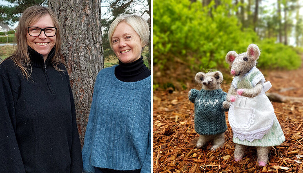 Karakterene i boka ble til mens Ann Kristin Gundersen (venstre) og Hilde Helene Eikelia var på jobb. Karakterene i boka ble til mens Ann Kristin Gundersen (venstre) og Hilde Helene Eikelia var på jobb.