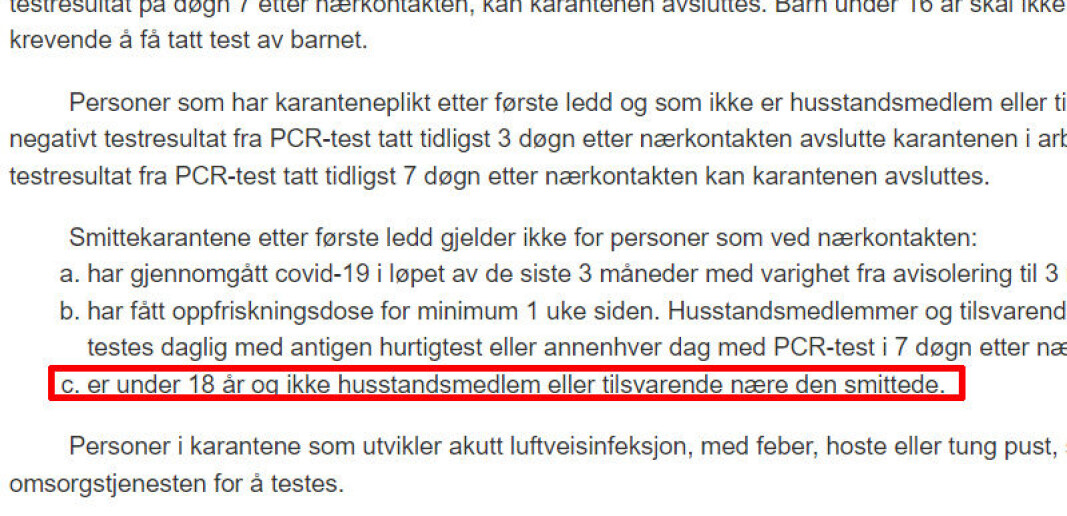 Endringene ble forskriftsfestet tirsdag, og trådte i kraft onsdag. Endringene ble forskriftsfestet tirsdag, og trådte i kraft onsdag.