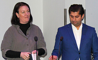 <span class=" italic" data-lab-italic_desktop="italic">Hege Bae Nyholt (R)og Himanshu Gulati (Frp) er begge kritiske, av ulike grunner.</span> <span class=" italic" data-lab-italic_desktop="italic">Hege Bae Nyholt (R)og Himanshu Gulati (Frp) er begge kritiske, av ulike grunner.</span>