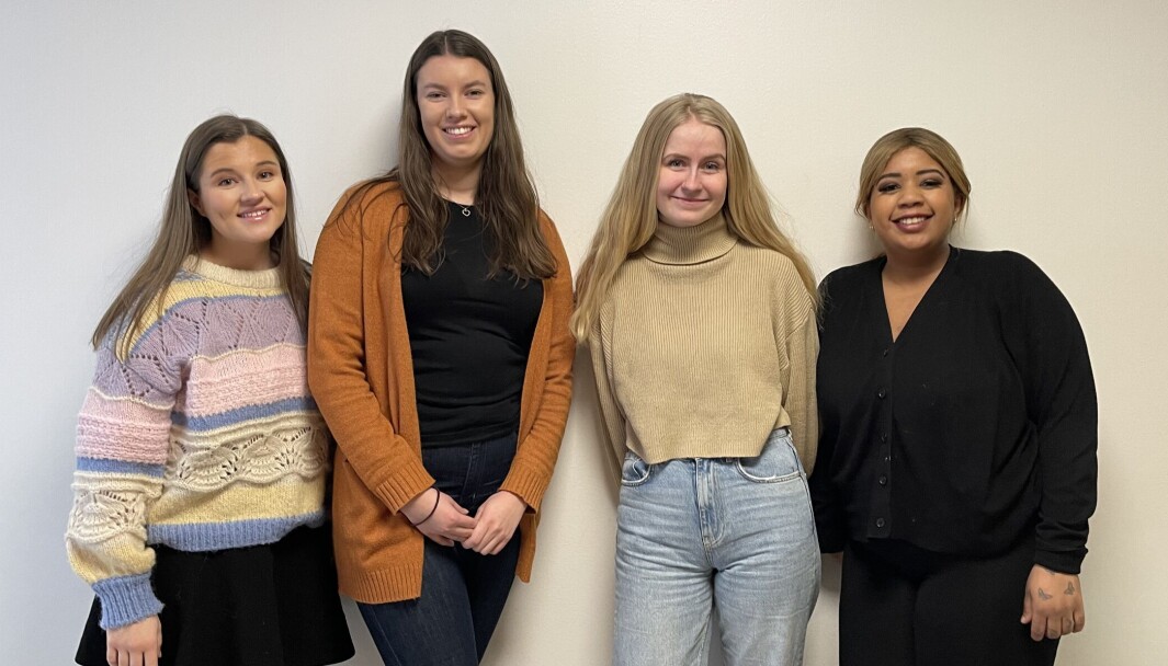 Hanne, Ingrid, Helene og Gabriela er tredjeårsstudenter på barnehagelærerutdanningen ved HVL. Hanne, Ingrid, Helene og Gabriela er tredjeårsstudenter på barnehagelærerutdanningen ved HVL.