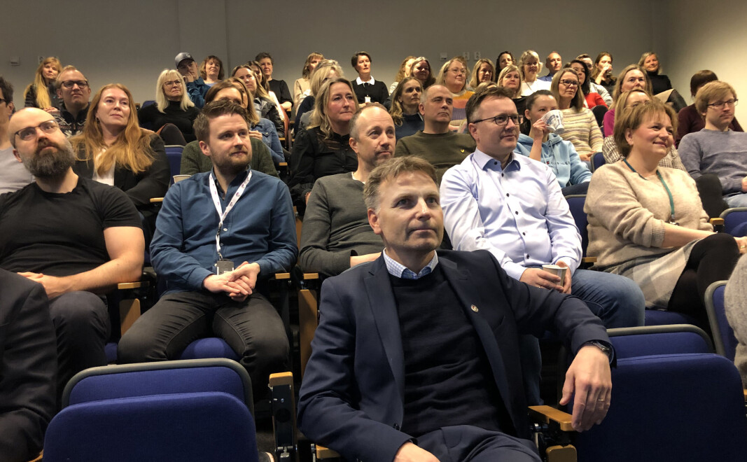 Jørn-Tommy Schjelderup ble presentert som ny administrerende direktør i Private Barnehagers Landsforbund på et allmøte i Bodø fredag morgen. Jørn-Tommy Schjelderup ble presentert som ny administrerende direktør i Private Barnehagers Landsforbund på et allmøte i Bodø fredag morgen.