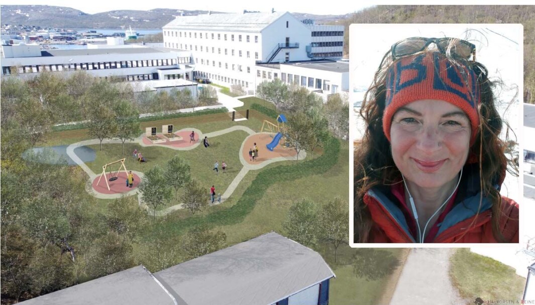 Slik skal uteområdet til den planlagte Sør-Varanger Montessoribarnehage se ut. Monica Bakken jobber akkurat nå med siste finpuss på søknaden til kommunen. Slik skal uteområdet til den planlagte Sør-Varanger Montessoribarnehage se ut. Monica Bakken jobber akkurat nå med siste finpuss på søknaden til kommunen.