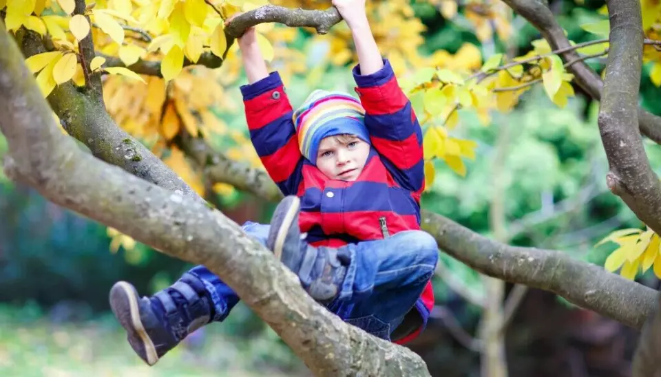 Mindre enn 1 av 5 foreldre oppgir at barna deres leker ute på fritiden fem til syv dager i uka.