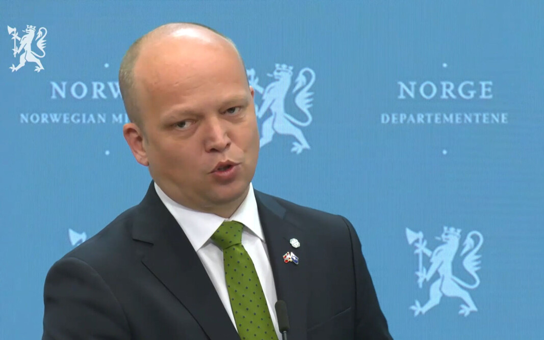 – Nå er det tid for inndekning og omprioriteringer, sa finansminister Trygve Slagsvold Vedum (Sp) da han la fram regjeringens forslag til revidert nasjonalbudsjett for 2022 torsdag 12. mai. – Nå er det tid for inndekning og omprioriteringer, sa finansminister Trygve Slagsvold Vedum (Sp) da han la fram regjeringens forslag til revidert nasjonalbudsjett for 2022 torsdag 12. mai.