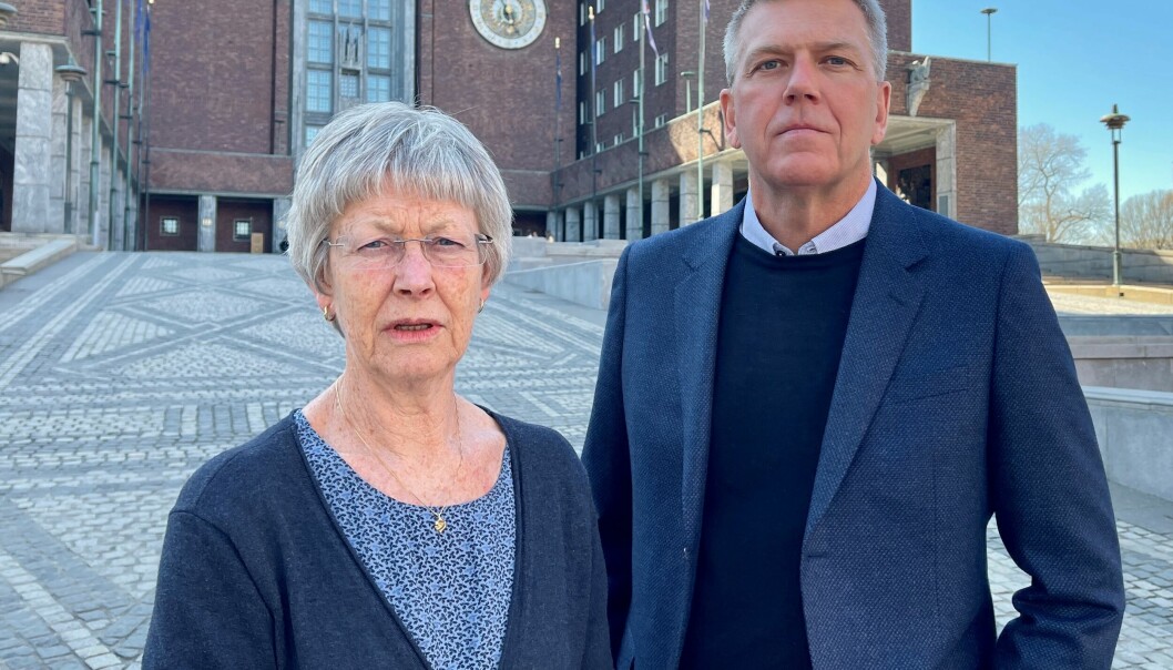 Therese Thyness Fagerhaug og Bård Eirik Ruud ledet forhandlingene i Unio Oslo kommune. Over et døgn på overtid kom partene til enighet.