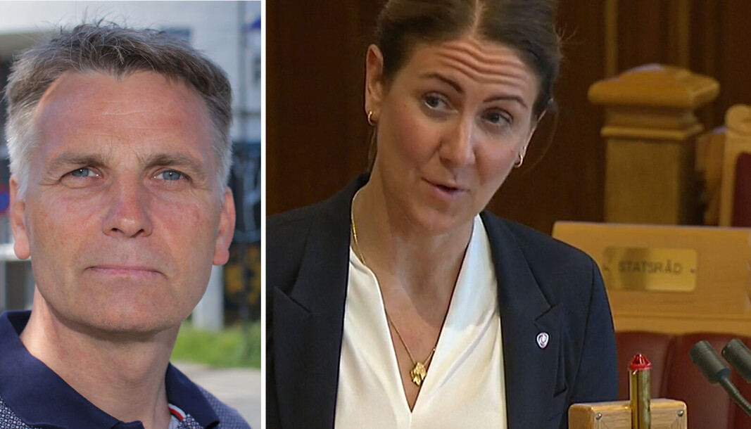 Administrerende direktør i PBL, Jørn-Tommy Schjelderup og statsråd Tonje Brenna (Ap). Administrerende direktør i PBL, Jørn-Tommy Schjelderup og statsråd Tonje Brenna (Ap).