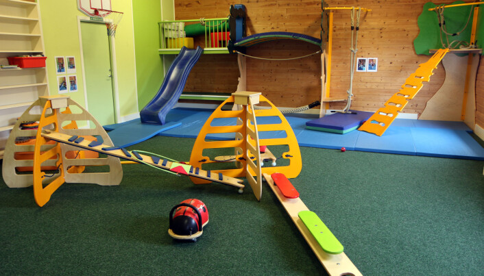 <span class=" italic" data-lab-italic_desktop="italic">Gymsalen ble bygget som en overraskelse til ansatte og barna.</span> <span class=" italic" data-lab-italic_desktop="italic">Gymsalen ble bygget som en overraskelse til ansatte og barna.</span>