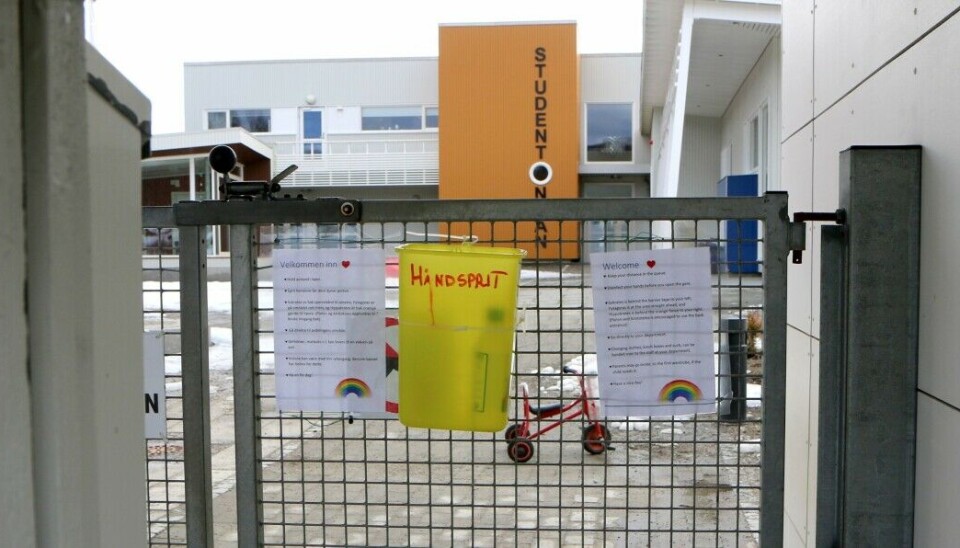 Ny rapport har noen klare råd for framtidig krisehåndtering i barnehagesektoren. Bildet er fra Studentongan barnehage i Bodø, og er tatt under pandemien.