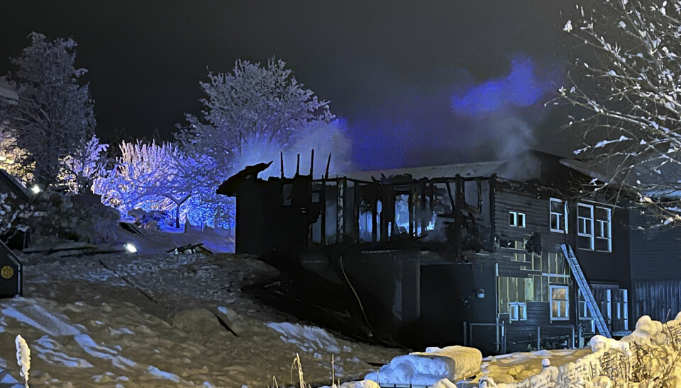 Barnas hage Larsgården i Ålesund ble rammet av brann natt til fredag 16. desember 2022.