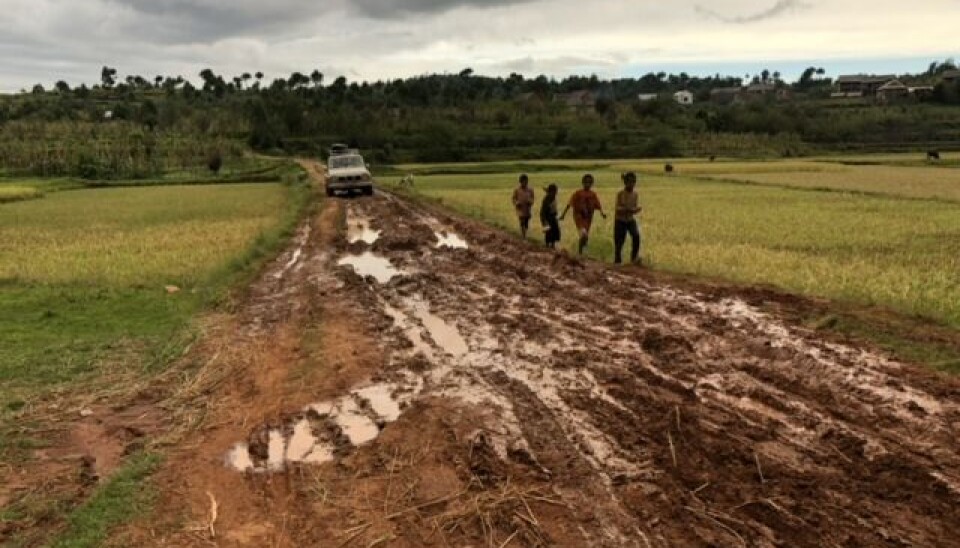Madagaskar rammes ofte av storm og flom.