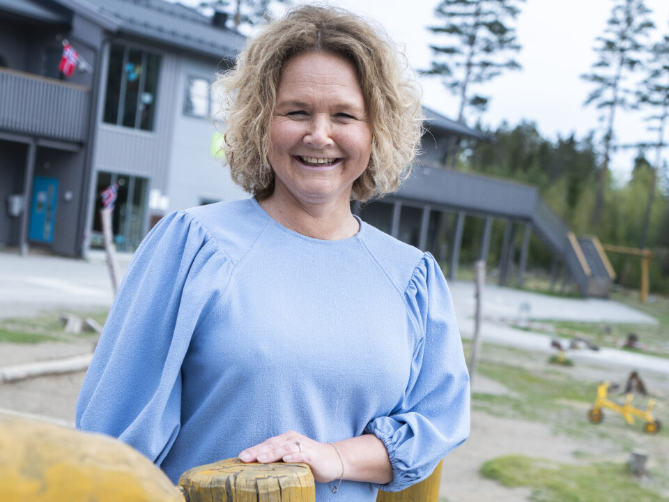 – Jeg vil berømme våre ansatte som skaper barnehager av høy kvalitet samtidig som barnehagene de representerer blir utsatt for uriktige påstander og feilaktige faktaopplysninger i offentligheten. For oss og våre ansatte handler det først og fremst om å gi barna en god barnehagehverdag, sier Trude Sydtangen, daglig leder i Læringsverkstedet. Trude Sydtangen, administrerende direktør i Læringsverkstedet