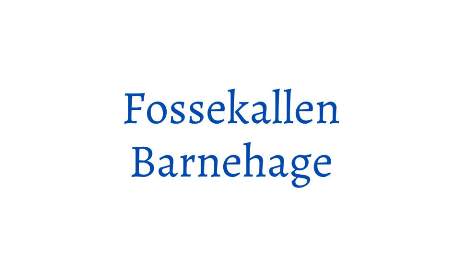 Friluftsglade barnehagelærere søkes til Fossekallen barnehage fra august 2023