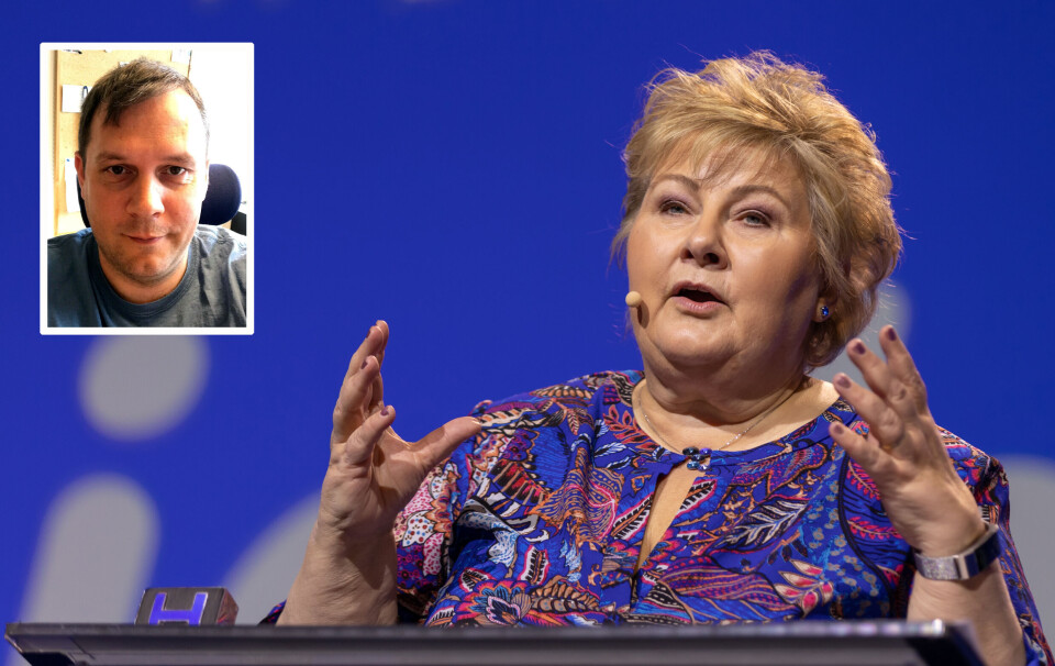 Odd Aril Viste (innfelt) er ikke imponert over Høyres barnehagepolitikk, som ble vedtatt av leder Erna Solberg og resten av partiet på landsmøtet nylig. Odd Aril Viste (innfelt) er ikke imponert over Høyres barnehagepolitikk, som ble vedtatt av leder Erna Solberg og resten av partiet på landsmøtet nylig.