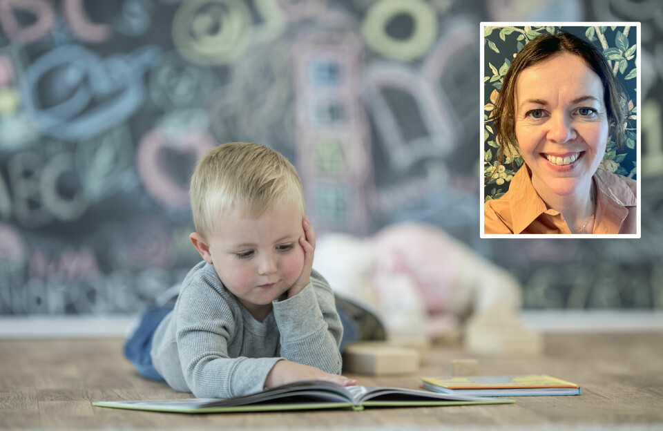 En nordisk forskningsstudie om barnehagelæreres praksis, gjennomført av blant andre professor Hilde Hofslundsengen (innfelt), viser at norske barnehagelærere leser mindre for barna i barnehagen enn sine kollegaer i Sverige og Finland.