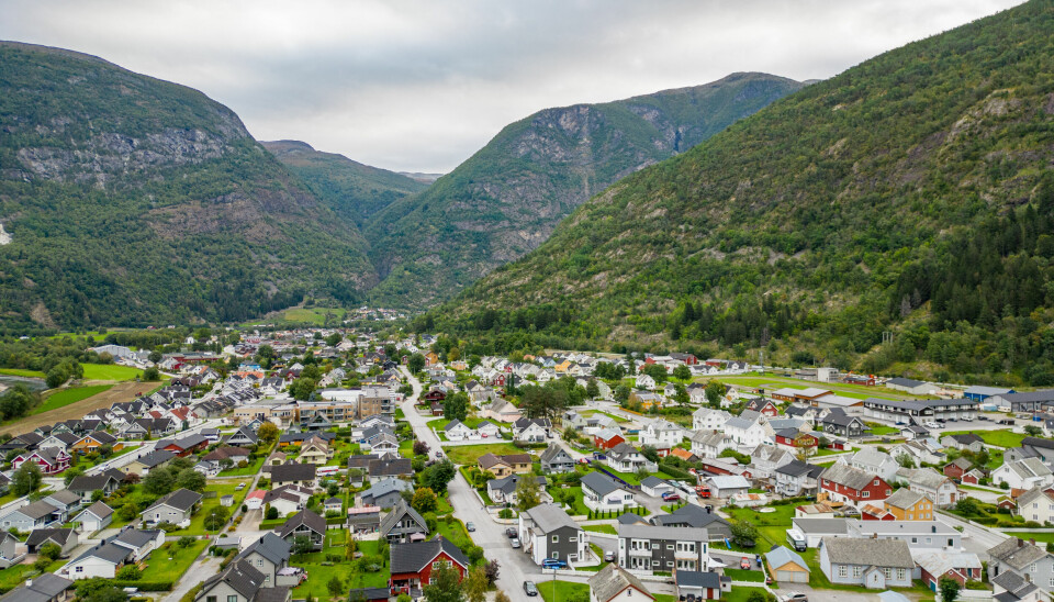 Lærdal kommune har drøyt 2000 innbyggere, de fleste bosatt i kommunesenteret Lærdalsøyri.