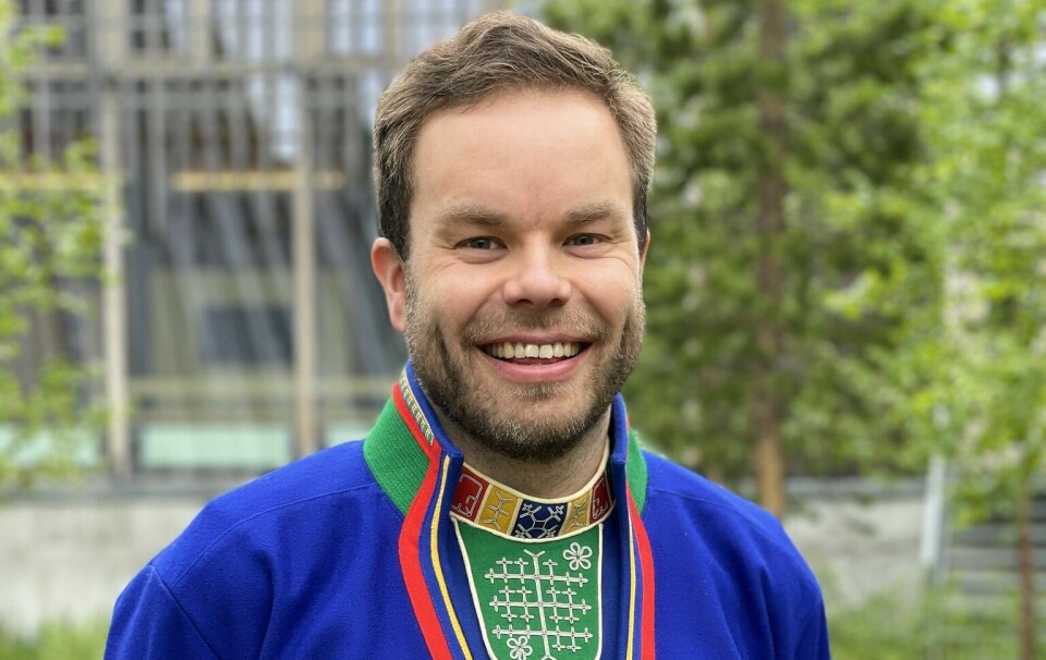 Sametingsråd Mikkel Eskil Mikkelsen (NSR).