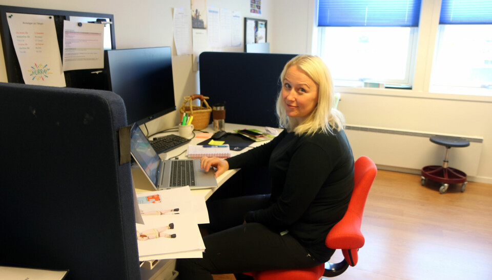 Værøy barnehage. Pedagogisk leder Ida Petrine Rånes.