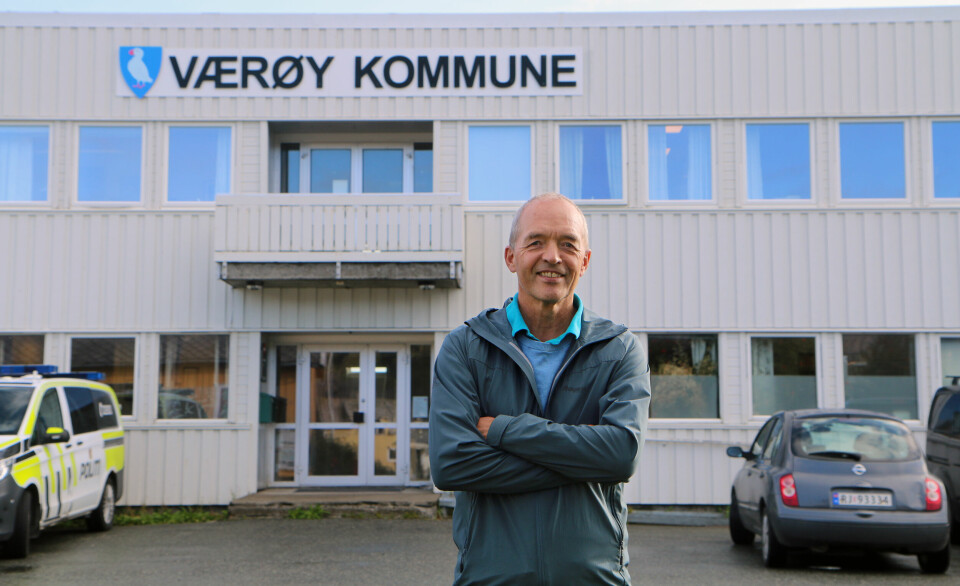 Værøy barnehage. Kommunedirektør Erling Sandnes.