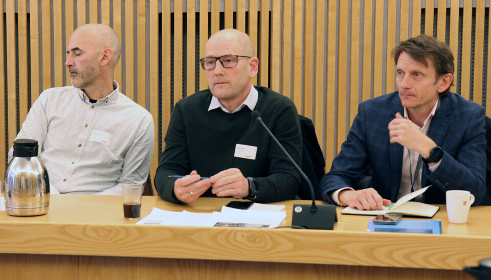 Steffen Handal leder av Utdanningsforbundet (i midten).