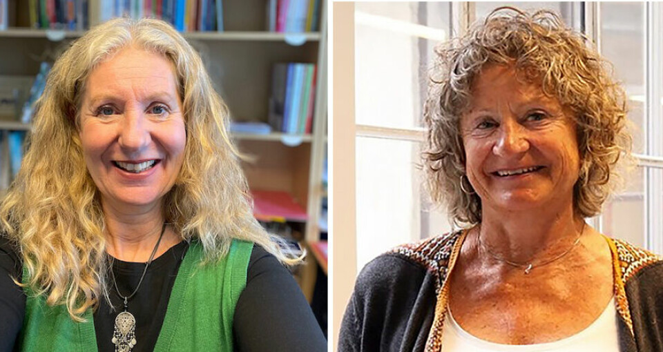Kari Emilsen og Pia Friis er to av forfatterne bak boka om menn i barnehagen.