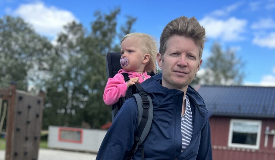 I fjor kom datteren Kjersti, og dermed ble det ny runde tilvenning i barnehagen på avtroppende FUB-leder Einar Olav Larsen.
