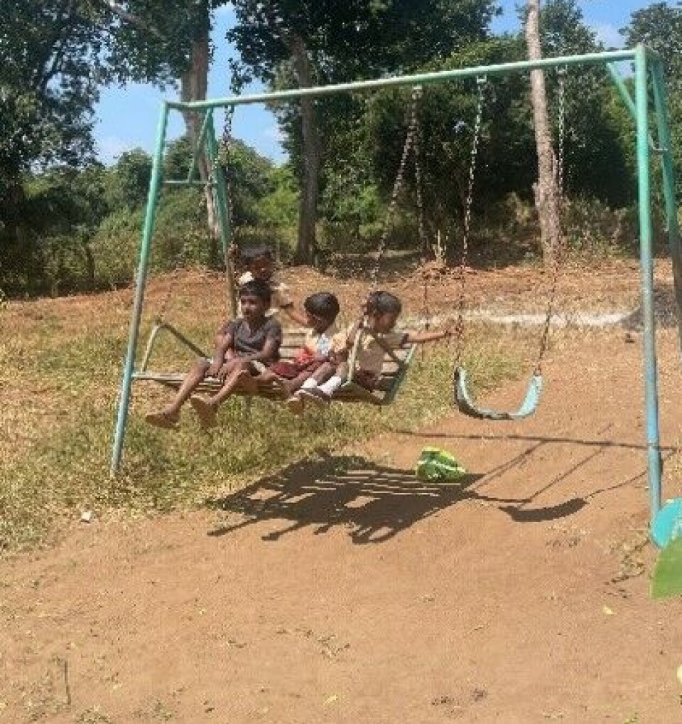Barnehagen i Jaffna.