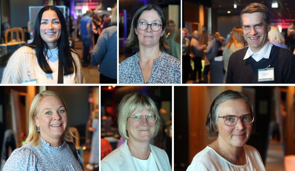 Noen av deltagerne på PBL Lederkonferanse delte hva de mener er viktigst å lande i et mulig nytt barnehageforlik. Øverst fra venstre Trine Johannessen (Dolstad barnehage), Reidun Edvardsen (Ottersøy barnehage), Martin Vestøl (Preg barnehager), Renate Stabell (Blåklokken barnehage), Beret Rørvik (Lillevollen barnehage) og Hilde Langsæther (Jaklamyra barnehage). Noen av deltagerne på PBL Lederkonferanse delte hva de mener er viktigst å lande i et mulig nytt barnehageforlik. Øverst fra venstre Trine Johannessen (Dolstad barnehage), Reidun Edvardsen (Ottersøy barnehage), Martin Vestøl (Preg barnehager), Renate Stabell (Blåklokken barnehage), Beret Rørvik (Lillevolden barnehage) og Hilde Langsæther (Jaklamyra barnehage).