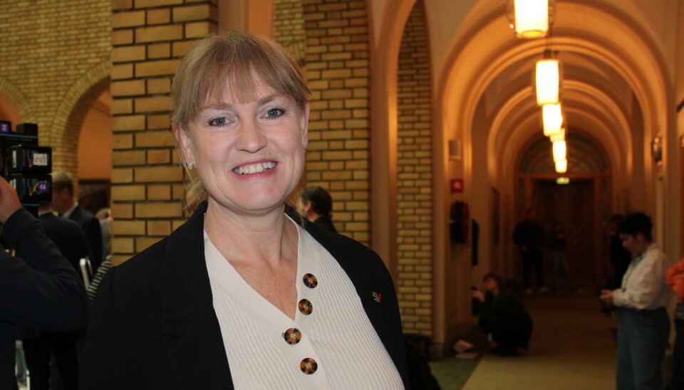 Grete Wold (SV). Grete Wold (SV) fra fremleggelsen av statsbudsjettet 2025