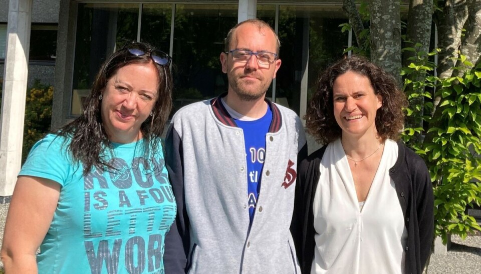 Fra venstre: Hege Knudsen, Glenn Knudsen og Francesca Granone.