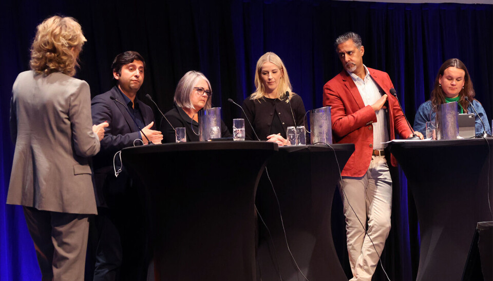 Himanshu Gulati (FrP), Kari-Anne Jønnes (H), Elise Waagen (Ap), Abid Raja (V) og Marit Knutsdatter Strand (Sp).