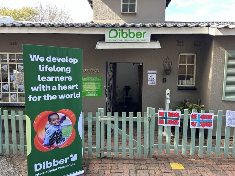Dibber international preschool, Fairlands, Sør-Afrika.