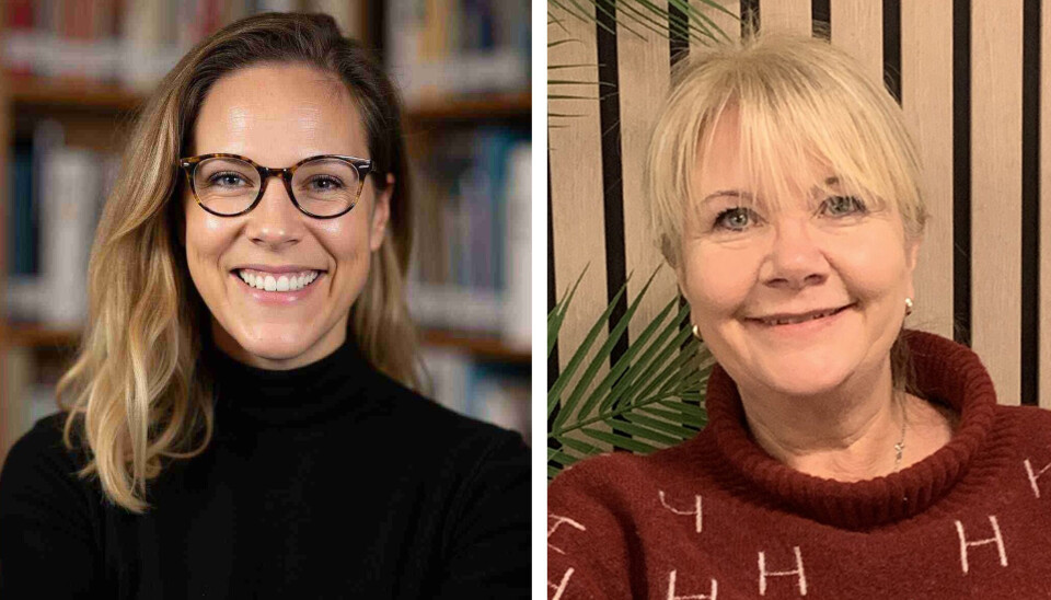 Linneá K. Jermstad og Hilde Kartveit Sundnes.