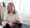 Lise Holman, eier.
Reportasje, Christianslund barnehage Fredrikstad. Foto: Anders Bergundhaugen